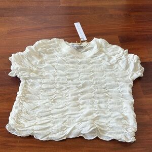 NWT house of Harlow 1960 white shirt size small super cute